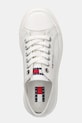 Teniske Tommy Jeans FOXING FLATFORM LC bela EN0EN02736