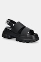 Tommy Jeans sandały CHUNKY CITY SANDAL 5-8 cm czarny EN0EN02750