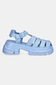 Tommy Jeans sandały skórzane FISHERMAN SANDAL EN0EN02751 niebieski SS25