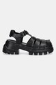 Кожаные сандалии Tommy Jeans FISHERMAN SANDAL EN0EN02751 чёрный SS25