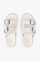 Kožne natikače Tommy Jeans DOUBLE STRAP SANDAL EN0EN02753 bež
