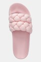Pantofle Tommy Jeans BRAIDED SLIDE růžová EN0EN02764