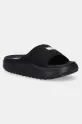 Pantofle Tommy Jeans COMFY POOL SLIDE platforma černá EN0EN02765