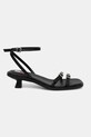 Kožené sandály Tommy Jeans THE NOHO SANDAL EN0EN02779 černá SS25
