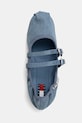Μπαλαρίνες Tommy Jeans BALLERINA DENIM μπλε EN0EN02782