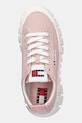 Αθλητικά Tommy Jeans FLATFORM SNEAKER NYLON ροζ EN0EN02793