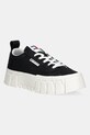 Кросівки Tommy Jeans FLATFORM SNEAKER NYLON платформа чорний EN0EN02793