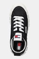 Tommy Jeans sneakers FLATFORM SNEAKER NYLON negru EN0EN02793