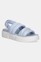 Σανδάλια Tommy Jeans FLATFORM SANDAL ίσια πλατφόρμα μπλε EN0EN02802