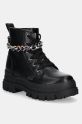 Čizme Buffalo Aspha Rld Chain 3.0 na vezanje crna 1622557.BLK