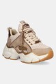 Buffalo sneakersy Binary Quilt imitacja zamszu beżowy 1636305.BEI