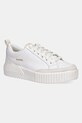 Sorel sneakersy skórzane ONA AVE LOW WP platforma biały 2077991125
