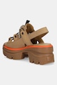 Παπούτσια Σανδάλια nubuck Sorel REIN CB LACE PLATFORM HE 2113101263 μπεζ