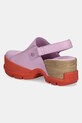 Încălțăminte Sorel sandale de piele ROAMN CLOG RBR 2113141572 violet