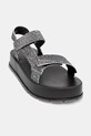 Melissa szandál FLOWING PLATFORM DENIM platform fekete M.36132.BG677