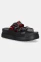 Šľapky Melissa COZY PLATFORM platforma čierna M.36158.BH499