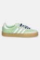 adidas Originals sneakers din piele Sambae W JI2738 verde SS25