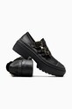 Converse pantofi de piele Chuck Taylor All Star Lugged Heel MJ A10616C negru