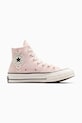 Πάνινα παπούτσια Converse Chuck 70 φλατ ροζ A10670C