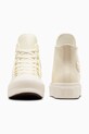 Încălțăminte Converse teniși de piele Chuck Taylor All Star Lift A12764C alb