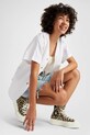 Converse bőr sneaker Chuck 70 De Luxe Heel Squared A12814C