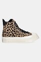 Converse bőr sneaker Chuck 70 De Luxe Heel Squared A12814C bézs SS25