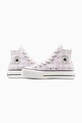 Πάνινα παπούτσια Converse Chuck Taylor All Star Lift ροζ A13663C