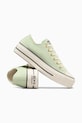 Замшеві кеди Converse Chuck Taylor All Star Lift зелений A13825C