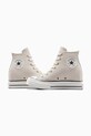 Обувь Замшевые кеды Converse Chuck 70 Wedge A13833C бежевый
