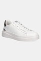 Guess sneakers in pelle ELBINA tessile bianco FLJBIN.LEA12.WHIGU