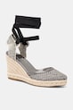 Espadrilky Guess CHARMI textilný čierna FLJCHA.FAB04.PEWTE