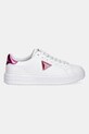Шкіряні кросівки Guess DENESA12 FLJD12.LEA12.WHIMA білий SS25