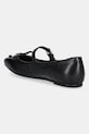 Cipők Guess bőr balerina cipő KAYRA FLJKAY.LEA02.BLACK fekete
