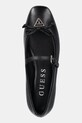Guess bőr balerina cipő KAYRA fekete FLJKAY.LEA02.BLACK