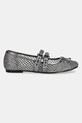 Guess balerini KAYANN FLJKNN.FAB02.PEWTE gri SS25