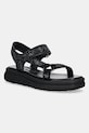 Guess sandały LODE syntetyczny czarny FLJLOD.FAP03.BLACK
