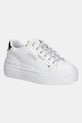 Tenisky Guess AMERIA textilní bílá FLJMRI.ELE12.WHPLA