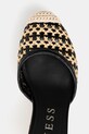 Espadrilky Guess CYRENAM čierna FLJNAM.FAB04.BLACK