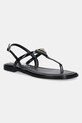 Guess sandale RAINEY4 imitatie de piele lacuita negru FLJRA4.PAF21.BLACK