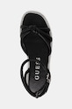 Guess bőr szandál SLONE fekete FLJSLO.LEA03.BLACK
