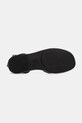 Guess sandale de piele SLONE FLJSLO.LEA03.BLACK negru