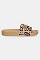Melissa papuci MELISSA ANIMAL PRINT SLIDE AD M.36097.BG892 maro SS25