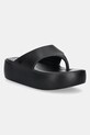 Melissa papuci MELISSA FREE PLATFORM THONG AD platformă negru M.36088.BE886