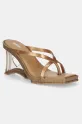 Melissa japonki MELISSA GLASS HEEL AD powyżej 8 cm złoty M.35801.BI353