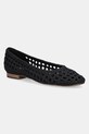 Baleríny Toms BLACK WOVEN BASKET černá 10022017