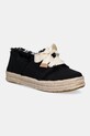 Toms teniși BEACHSIDE WOVEN/FRAY plată negru 10021856