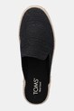 Toms espadrilles METALLIC LINEN STRIPE fekete 10021880