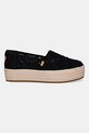 Espadrilky Toms CROCHET LACE 10021913 černá SS25