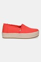 Espadrilky Toms FLAME 10021919 červená SS25