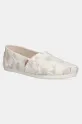 Πάνινα παπούτσια Toms EYELET slip on μπεζ 10021932
